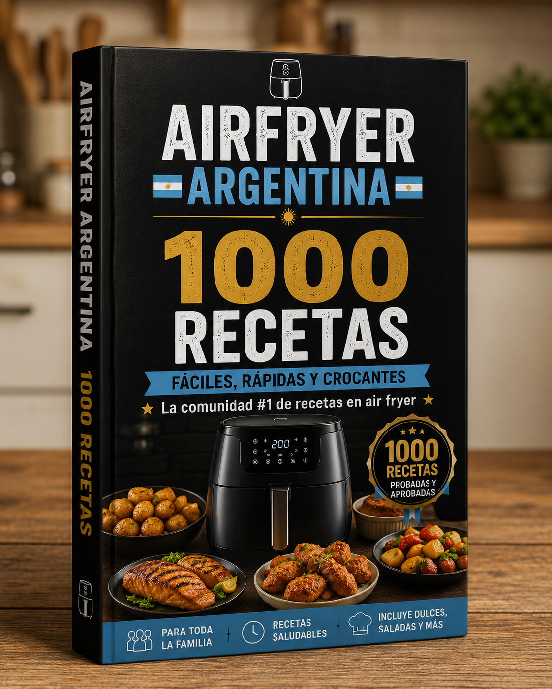 Convertí tu Air Fryer en tu cocina principal🔥 Últimas horas con 70% OFF + BONUS Premium 🎁👇.